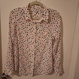 RAILS Silk Kate Corazon Button Up blouse